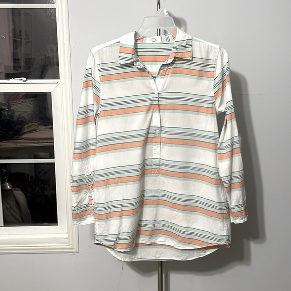 J. Crew Tops - J.Crew shirt stripe long sleeve size M
